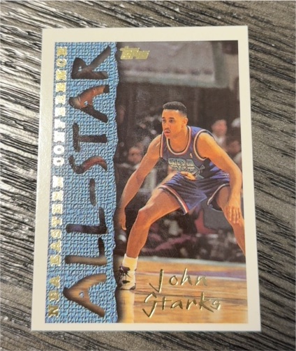 1994-95 Topps #5 John Starks — front