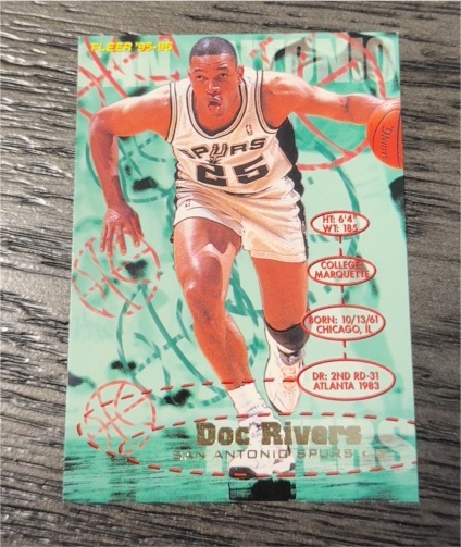 1995-96 Fleer #172 Doc Rivers — front