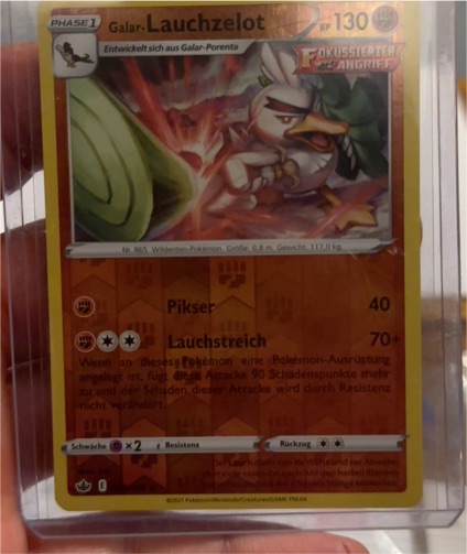 2021 Pokémon Chilling Reign #079 Galarian Sirfetch'd — front