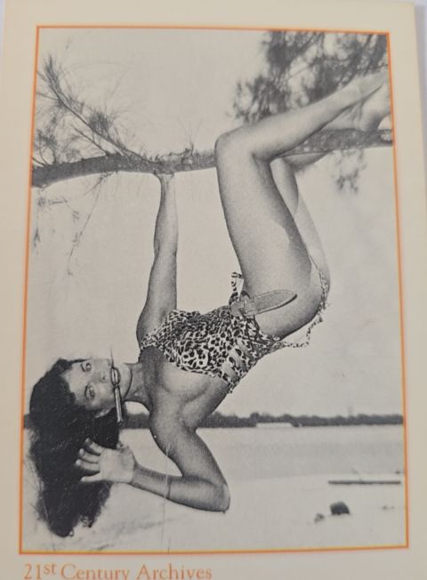 1994 21st Century Archives #P1 Bettie Page Promo Card — front