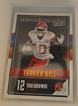 2017 Panini Classics Record Breakers Tyreek Hill — front