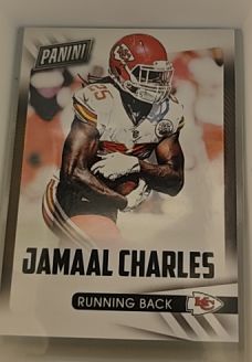 2015 Panini Player of the Day #5 Jamaal Charles — front
