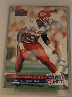1992 Pro Set #395 Derrick Thomas — front