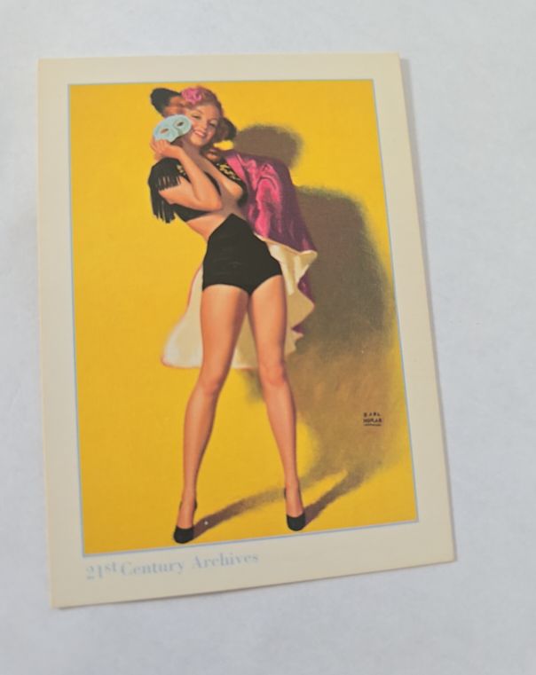 1994 21st Century Archives Hollywood Pin-Ups Promo #P1 Earl Moran — front