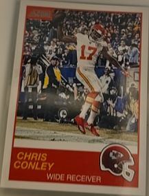 2019 Panini Score #10 Chris Conley Kansas City Chiefs — front