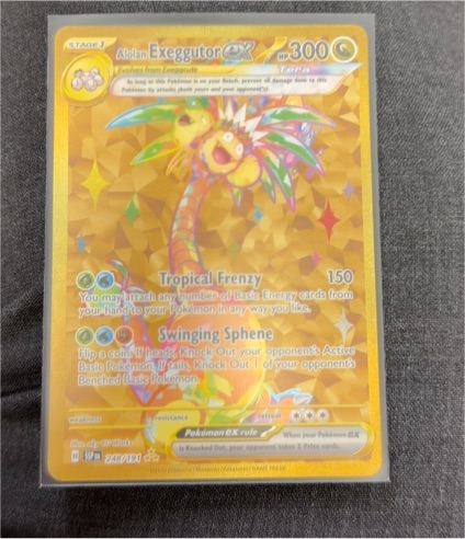2019 Pokémon SV08 Surging Sparks #248 Alolan Exeggutor EX — front