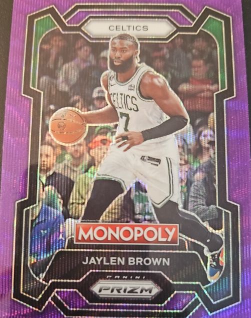 2023-24 Panini Prizm Monopoly #8 Jaylen Brown — front