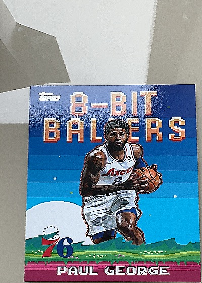 2025-26 Topps Basketball 8-Bit Ballers #8B-8 Paul George — front