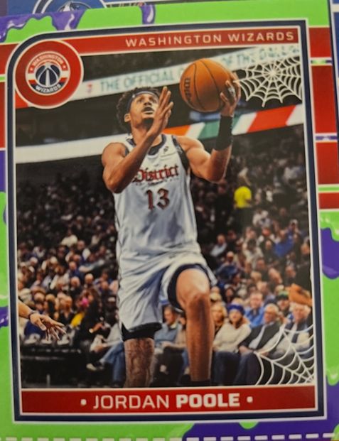2024-25 Panini Haunted Hoops #218 Jordan Poole — front