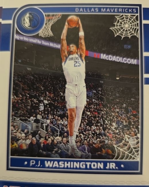 2024-25 Panini Haunted Hoops #170 P.J. Washington Jr. — front