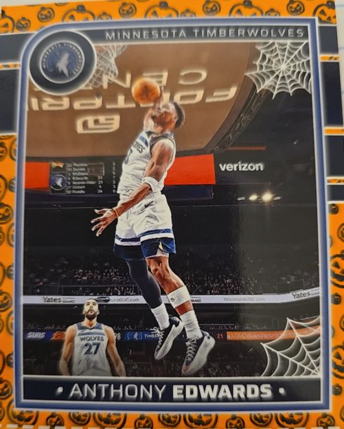 2024-25 Panini Haunted Hoops #137 Anthony Edwards — front