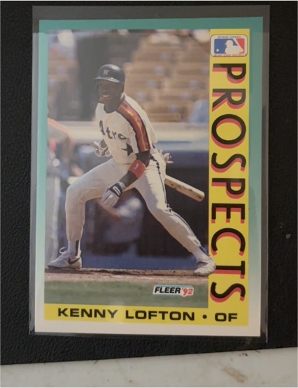 1992 Fleer #655 Kenny Lofton — front