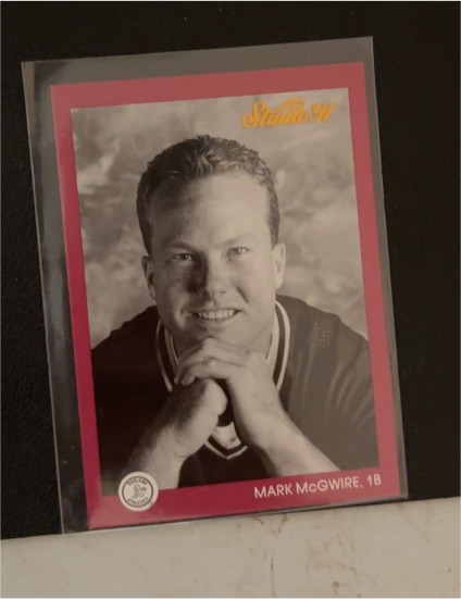 1991 Leaf Studio #106 Mark McGwire — front