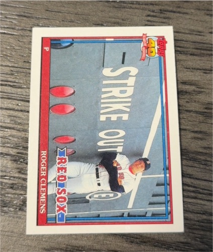 1991 Topps #530 Roger Clemens — front