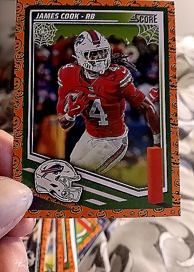 2025 Panini Score-A-Treat Halloween #James Cook — front