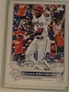 2022 Topps #116 Alcides Escobar — front