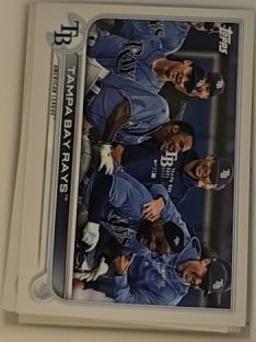 2022 Topps #274 Tampa Bay Rays — front