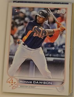 2022 Topps #231 Ronnie Dawson — front