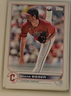 2022 Topps #21 Shane Bieber — front