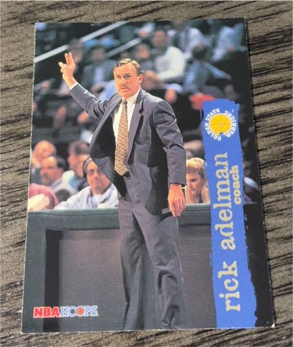 1995-96 NBA Hoops #178 Rick Adelman — front