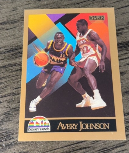 1990-91 SkyBox #380 Avery Johnson — front