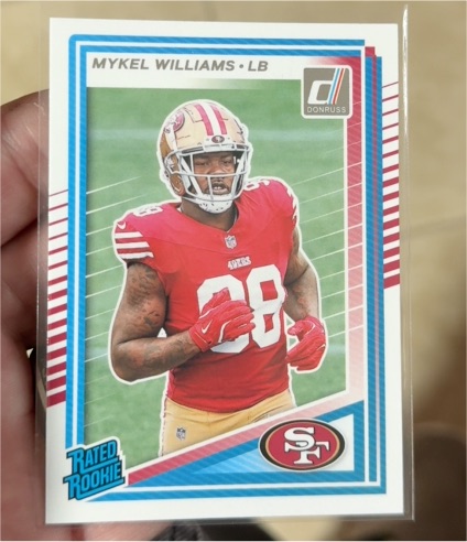 2025 Donruss #319 Mykel Williams — front