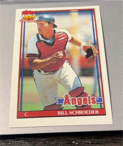 1991 Topps #452 Bill Schroeder — front