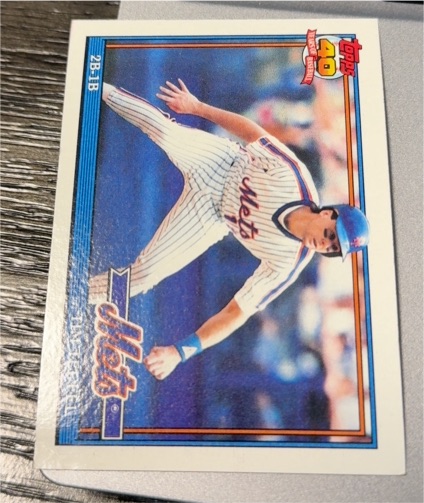 1991 Topps #302 Tim Teufel — front