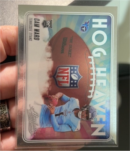 2025 Panini Absolute #HH-CWD Cam Ward Hog Heaven Rookie — front