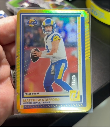 2025 Panini Donruss #296 Matthew Stafford — front