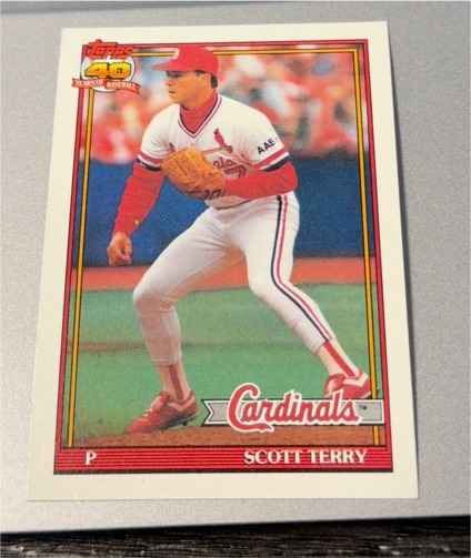 1991 Topps #539 Scott Terry — front