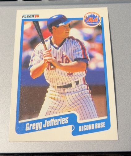 1990 Fleer #207 Gregg Jefferies — front
