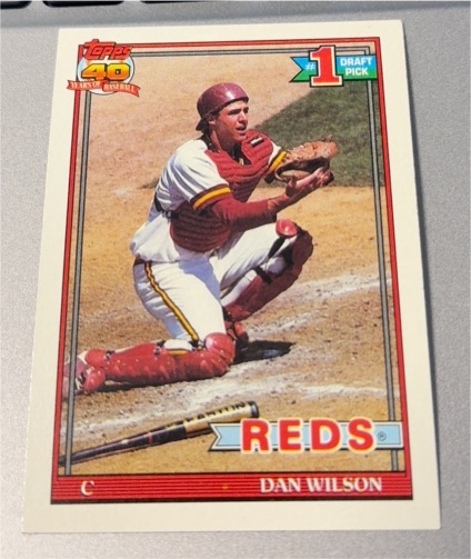 1991 Topps #767 Dan Wilson — front