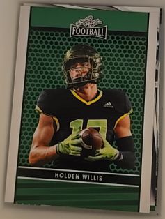 2024 Leaf Football Holden Willis — front