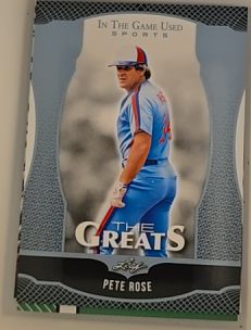 2024 Leaf In The Game Used Sports #TG-29 Pete Rose The Greats — front