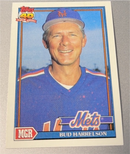 1991 Topps #261 Bud Harrelson — front