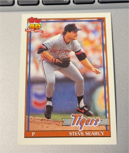 1991 Topps #369 Steve Searcy — front