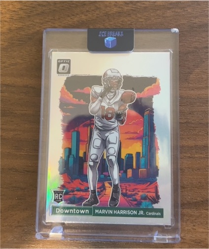 2024 Panini Donruss Optic Downtown #12 Marvin Harrison Jr. — front
