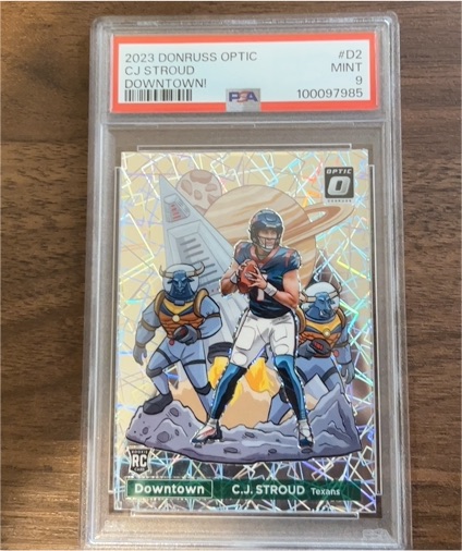 2023 Panini Donruss Optic Downtown #D-2 CJ Stroud Rookie — front