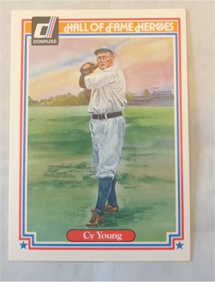 1983 Donruss Hall of Fame Heroes #27 Cy Young — front