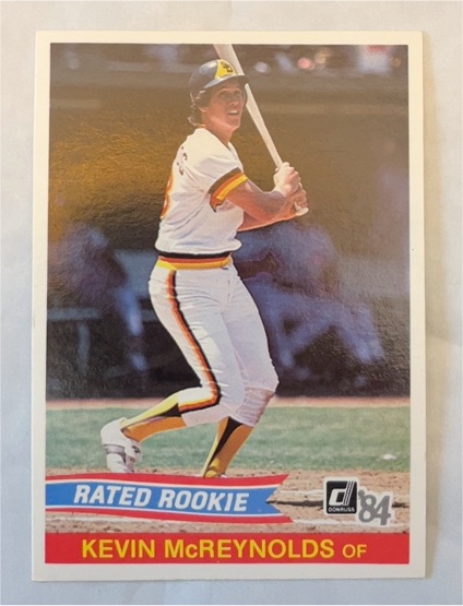 1984 Donruss #34 Kevin McReynolds — front
