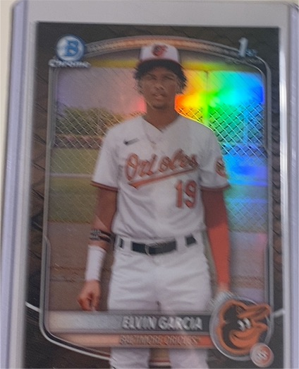 2025 Bowman #BP-124 Elvin Garcia — front
