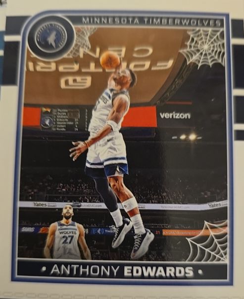 2024-25 Panini Haunted Hoops #137 Anthony Edwards — front