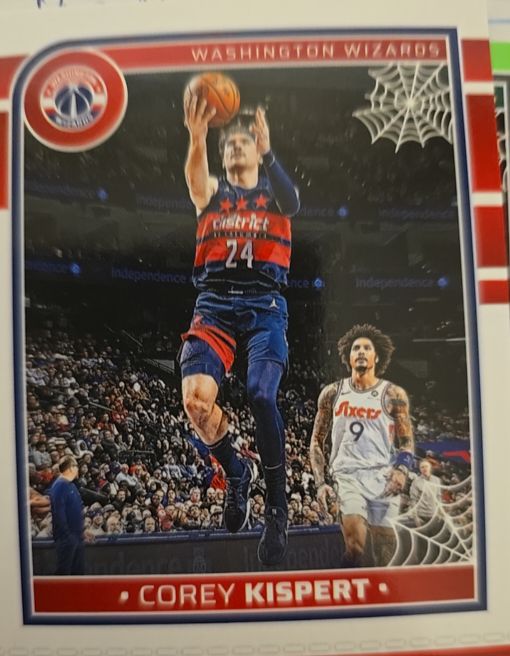 2024-25 Panini NBA Haunted Hoops #62 Corey Kispert Washington Wizards — front