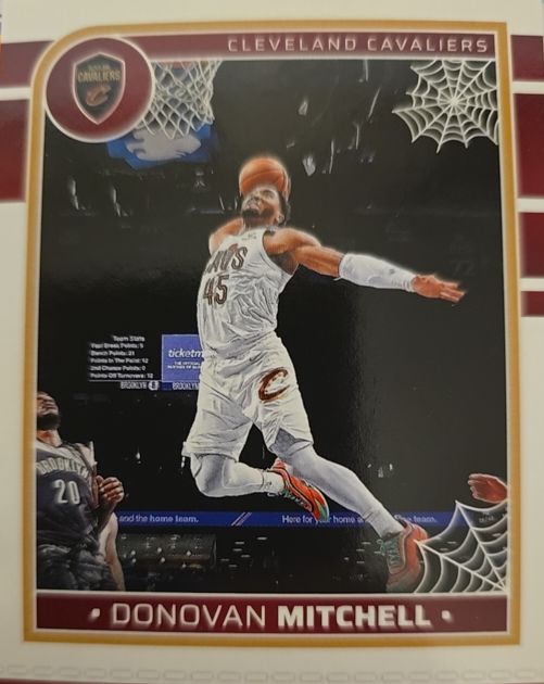 2024-25 Panini Hoops Haunted Hoops #88 Donovan Mitchell — front