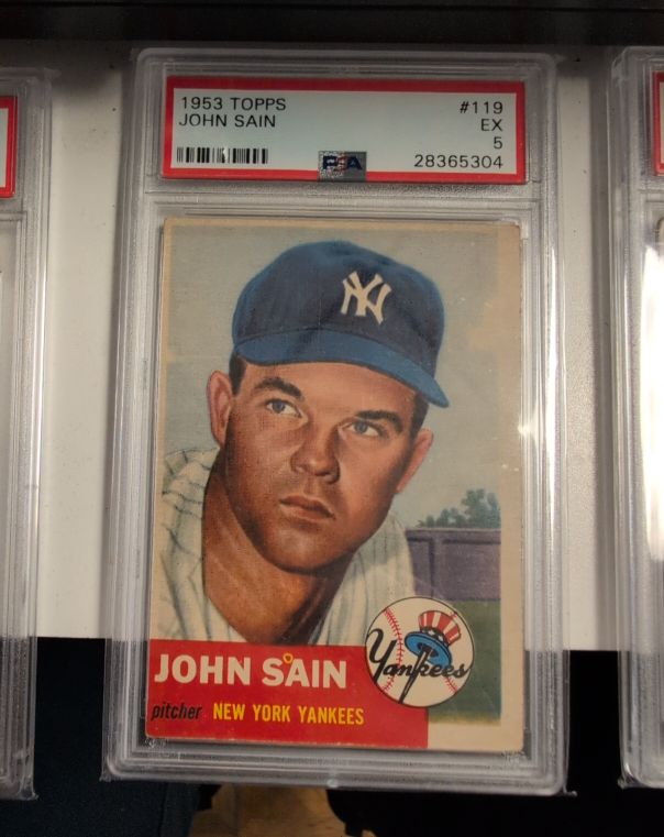 1953 Topps #119 John Sain — front