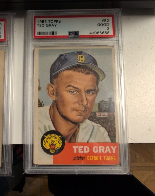 1953 Topps #52 Ted Gray — front
