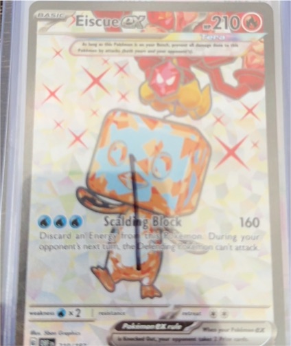 2023 Pokémon Scarlet & Violet Obsidian Flames #210 Eiscue ex — front