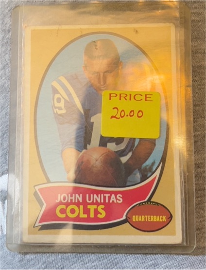 1959 Topps #35 Johnny Unitas — front