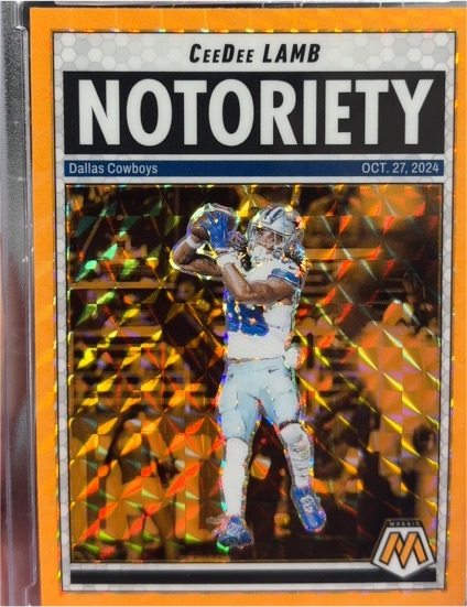 2025 Panini Mosaic Football Notoriety #8 CeeDee Lamb — front